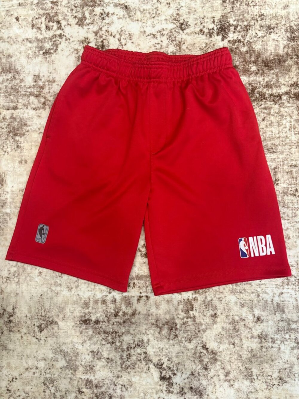 Official NBA Youth Athletic Basketball Shorts – Red (Size 14-16 / Large)